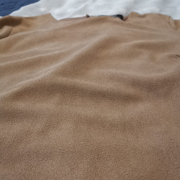 DO+BE Suede bell sleeve top, Tan Color Sz M - Picture 10 of 10